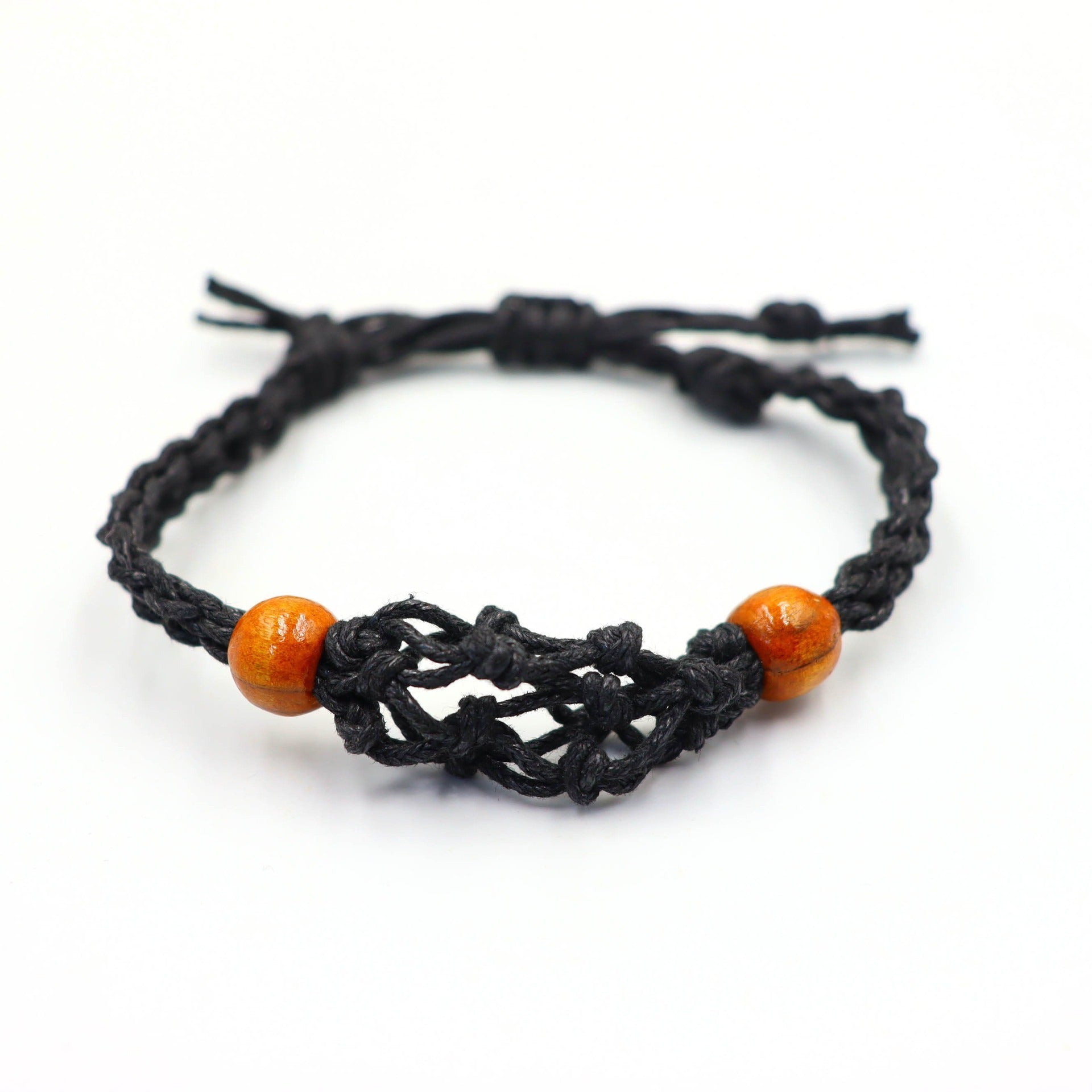 Handmade Woven Adjustable Woven Mesh Bag Bracelet for Making Jewelry