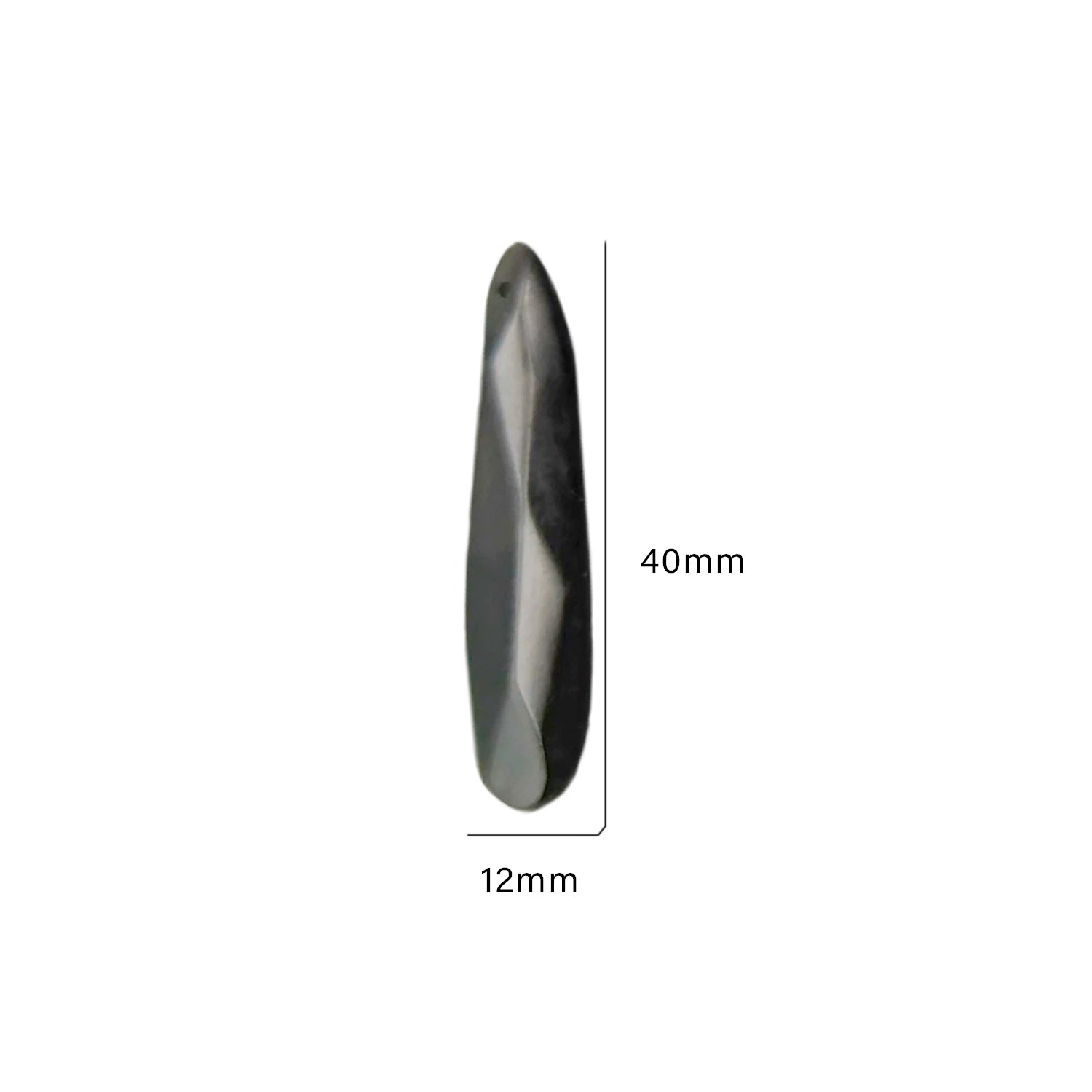 Latest Hot Sale Long Water Drop Gemstone Pendant for DIY Making Jewelry Natural Faceted Quartz Stone Teardrop Point Jewelry