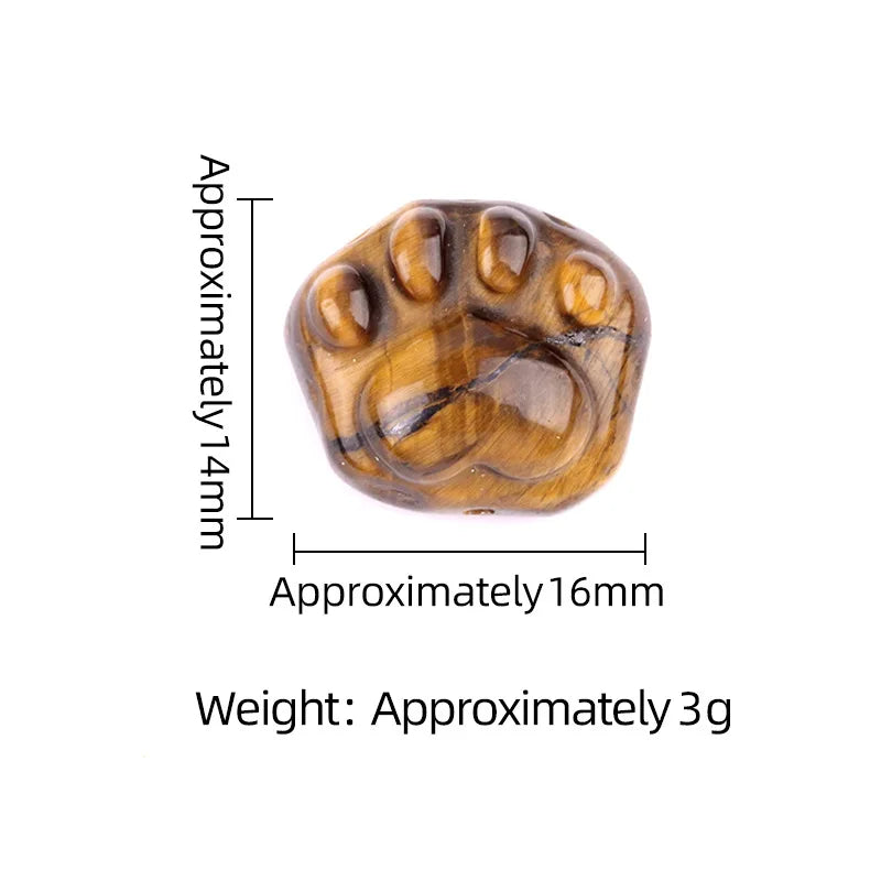 Wholesale Natural Gemstone Kitty Claws Beads with Hole Crystal Agate Mixed Crystal Beads Healing Gemstone Beads DIY Jewelry