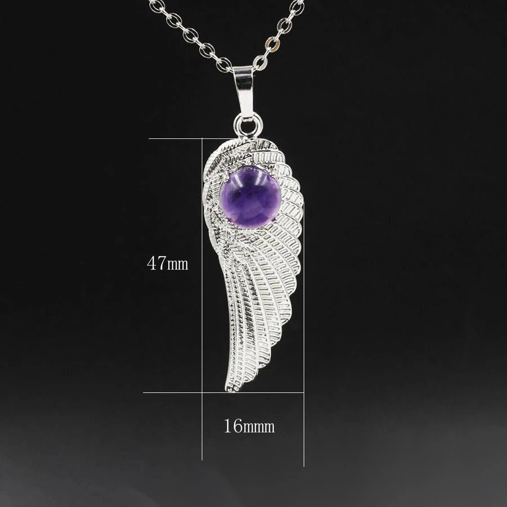 Crystal Angel Wing Pendant Necklace Angel Wing Necklace for Women Sterling Silver Friendship Cubic Zirconia Angel Wing Pendant