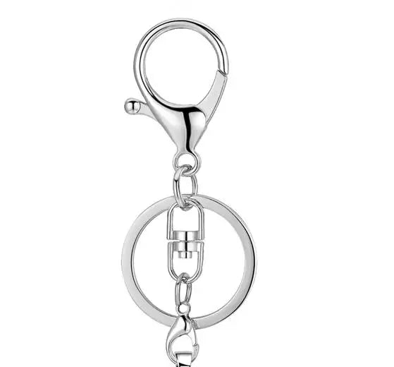 Angel Wing Crystal Pendant Key chains Adjustable Reiki Healing Stone Natural Gemstone Key Chain for Women Men