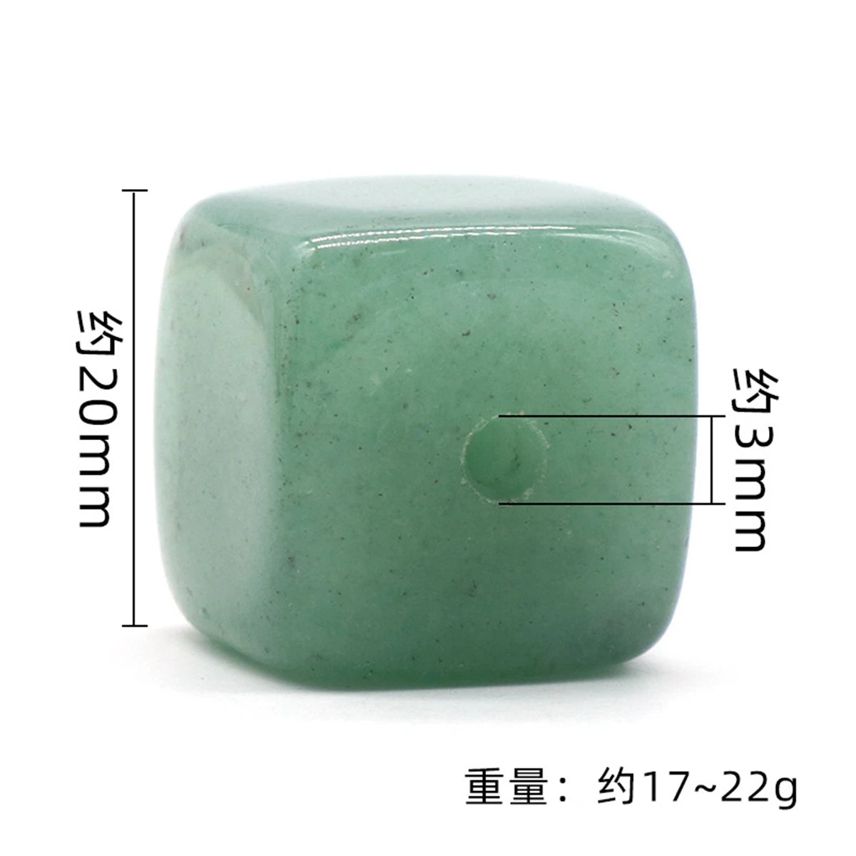 Wholesale Price New Style 20mm Natural Gemstone Perforated Square Incense Holder Pendant
