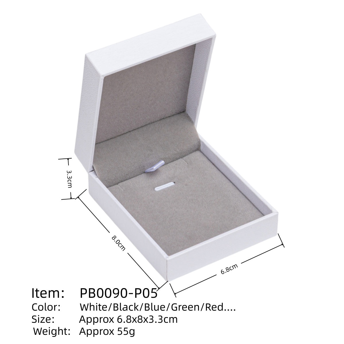 Premium Paper Necklace Pendant Gift Box – Elegant Jewelry Display Case for Pendants and Earrings