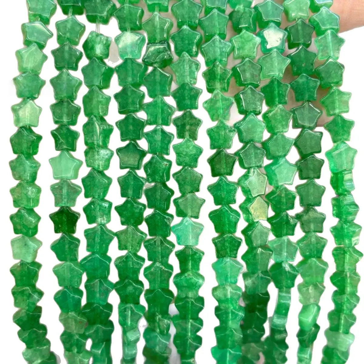 8mm Loose Heart Shape Gemstone Beads (Approx 56Pcs/Strand) for DIY Making Jewelr #SZ0037