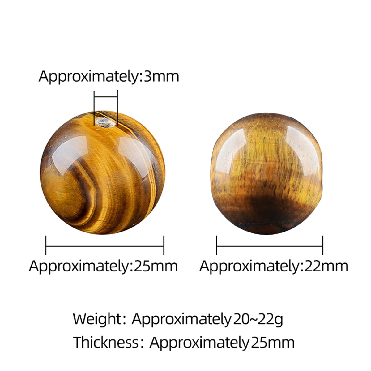 25MM Gemstone Sphere Incense Stick Holder for Meditation, Yoga, Office & Home Decor
