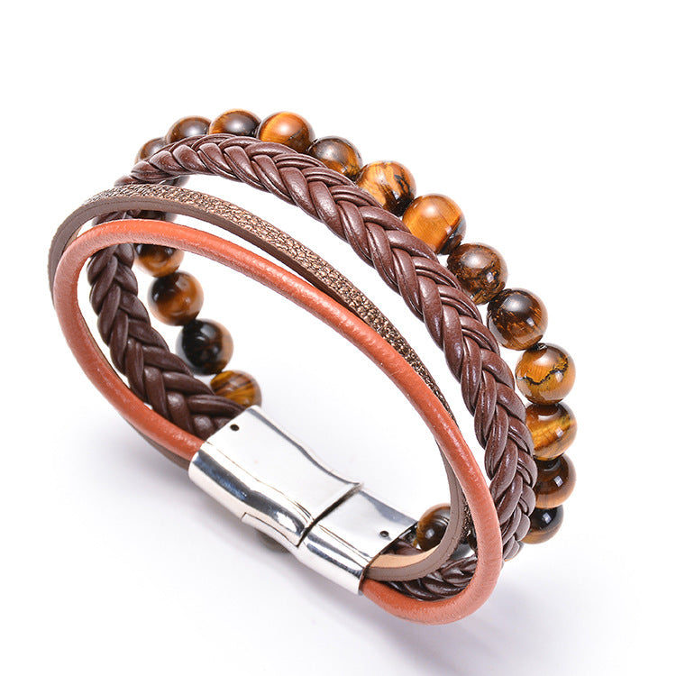 Layered Gemstone Bracelet