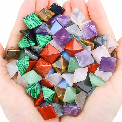 Pyramid Gemstone Cabochons for Making Jewelry