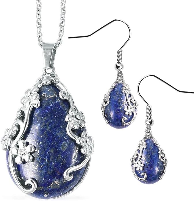 Necklace Earring Gemstone Set Jewelry