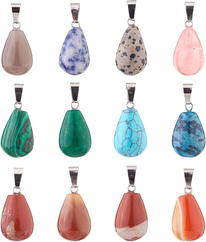 teardrop Gemstone Pendant