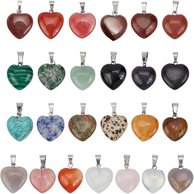 Heart Gemstone Pendant