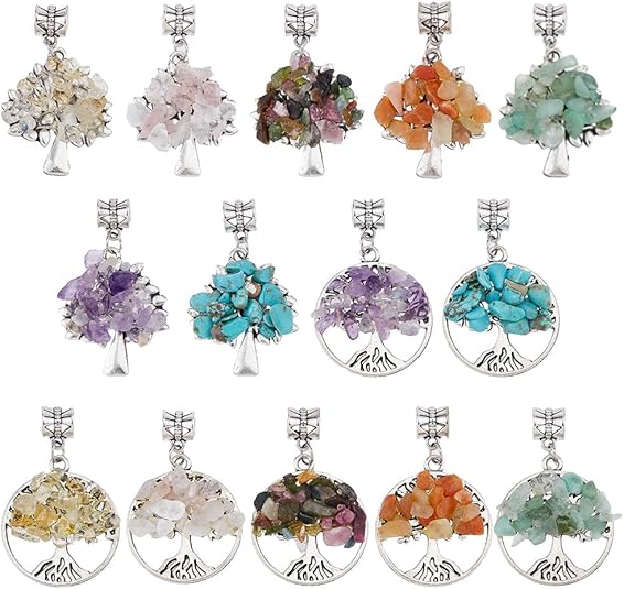 Tree Gemstone Pendant