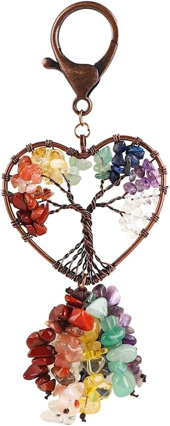 Gemstone Pendant Keychain