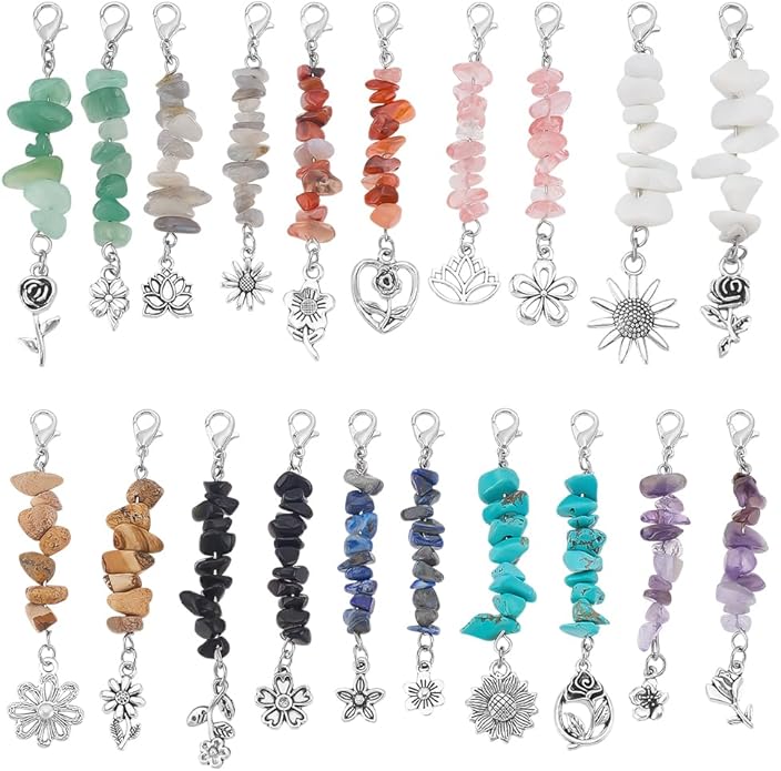 Gemstone Bag Tag