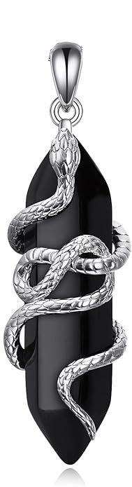 Snake Gemstone Pendant