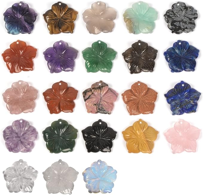 Craved Gemstone Pendant