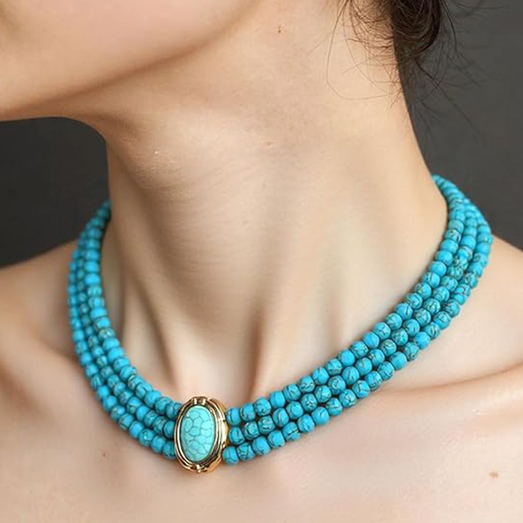 Gemstone Choker Necklace