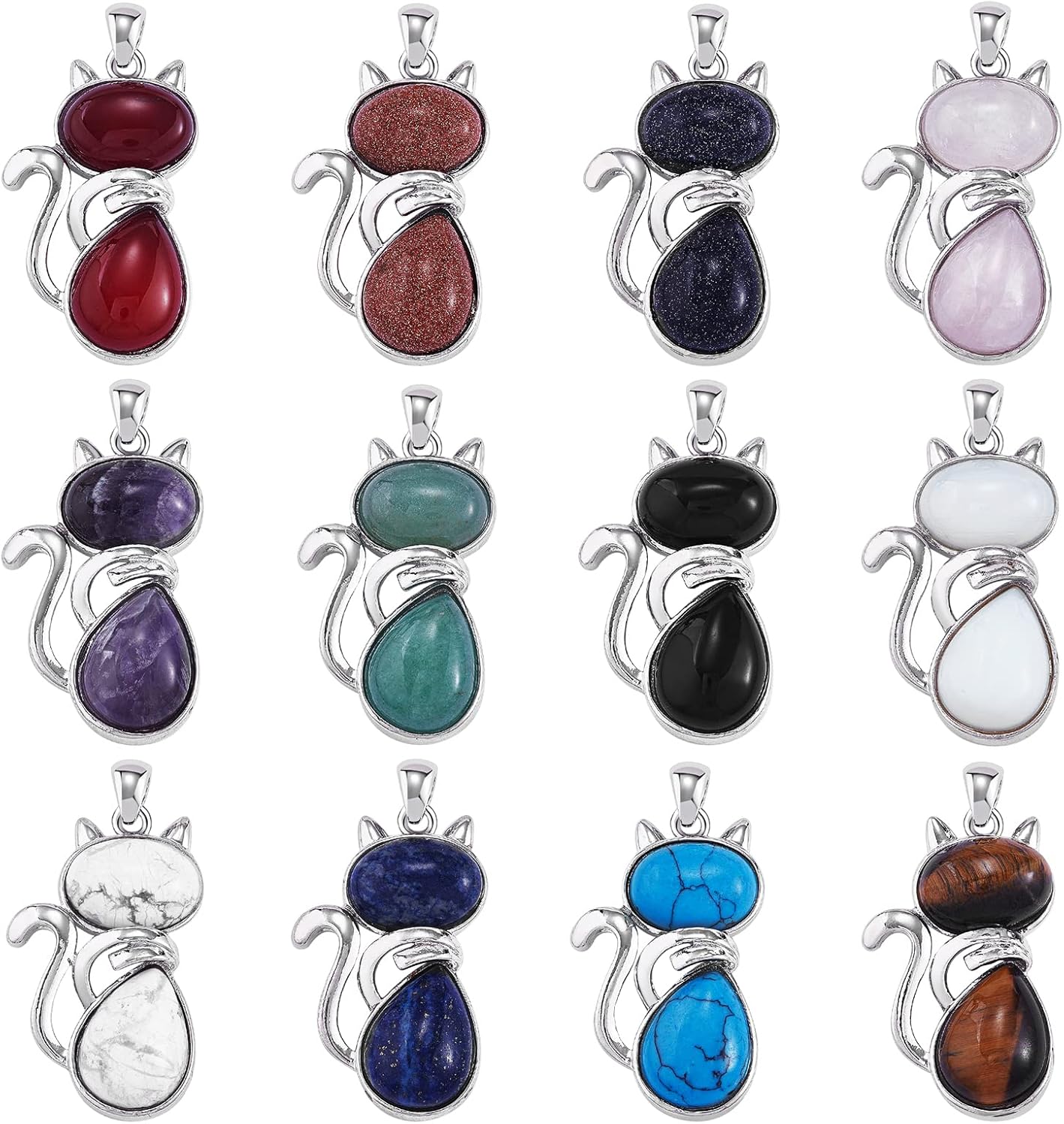 Animal Gemstone Pendant