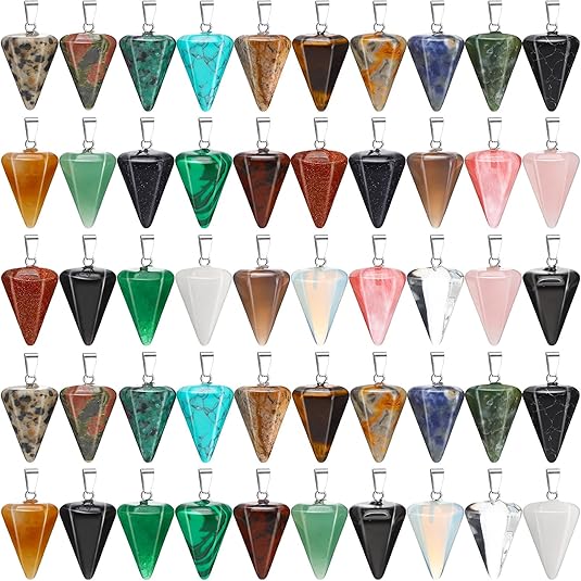 Cone  Gemstone Pendant