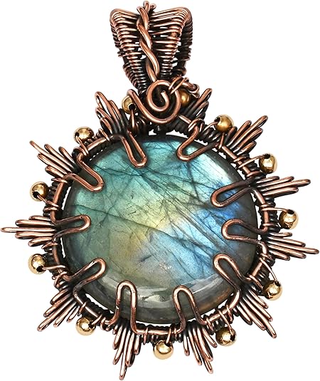 Wire Wrapped Gemstone Pendant