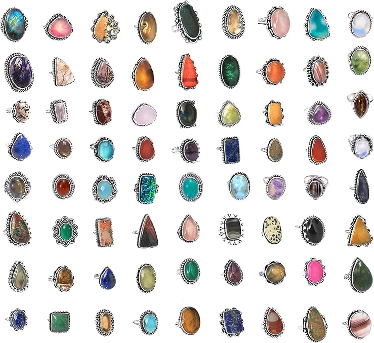 Gemstone Ring for women men