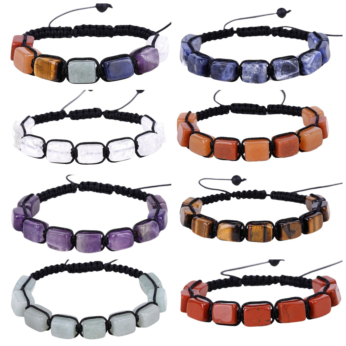 Woven Gemstone Bracelet