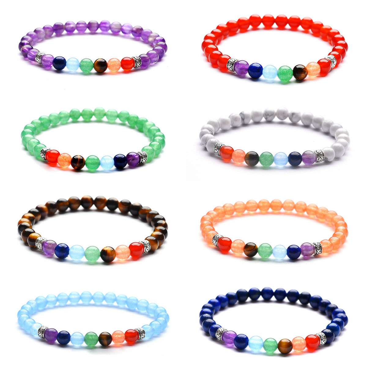 7 Chakra Gemstone Bracelet