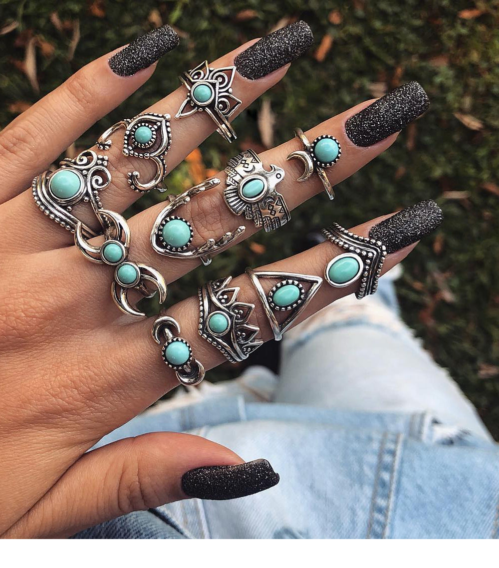 Set Gemstone Ring