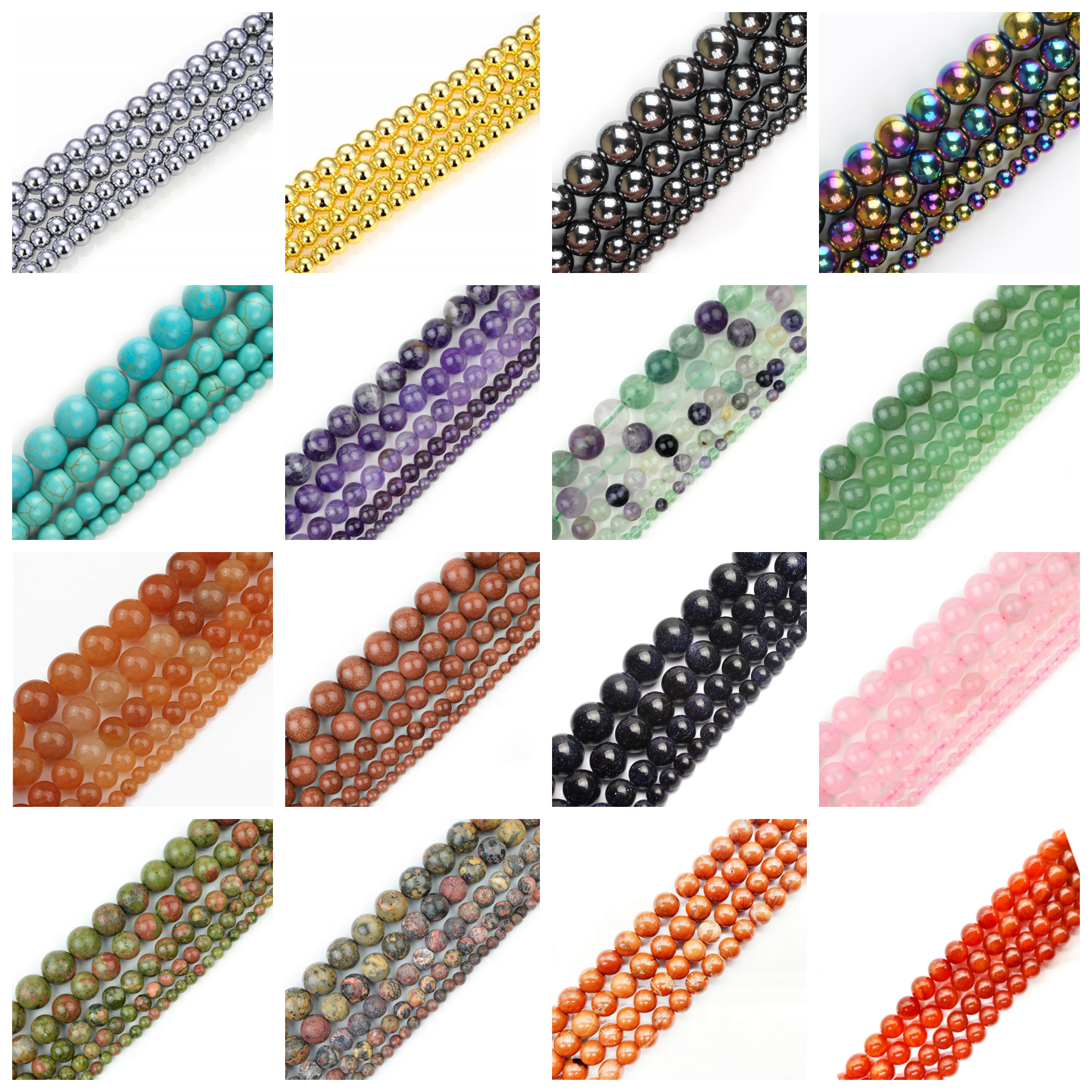 Gemstone Beads for DIY Making Jewelry-宝石散珠