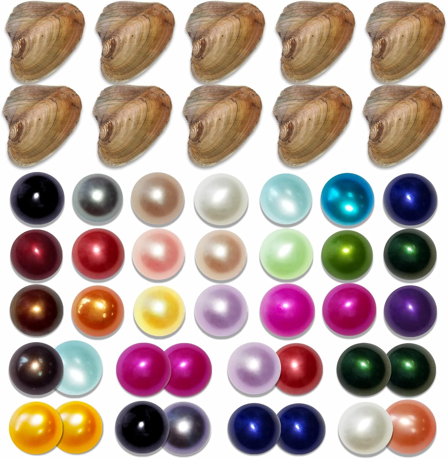 Shell Pearl -Made by Shell & Mother of Pearl-贝壳珍珠