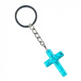 Turquoise Cross Pendant 27X40mm Gemstone Jewelry Necklace Earrings for Women Men