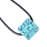 Minimalist Natural Crystal Cylinder Pendant Necklace - Adjustable Cord #SN2023