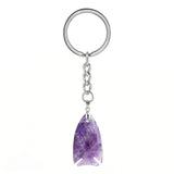 Handmade Crystal Fish Keychain #KC2016  Natural Gemstone Talisman for Abundance & Protection, Elegant Accessory for Everyday Luck & Positive Energy