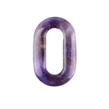 Hollow O-Shape Gemstone Pendant 25×40mm for Making Jewelry