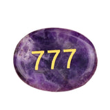 Worry Healing Palm Stones for Meditation Prayer Home Decor with ( Number )-35x45MM #SP1904G-W10