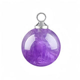 10MM Gemstone Round Ball Pendant Silver Cap for DIY Jewelry Making