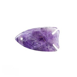 Fish Shape Gemstone Pendant for DIY Making Jewelry #SP2016 -22x40mm Natural Stone Charms  12 Varieties Available
