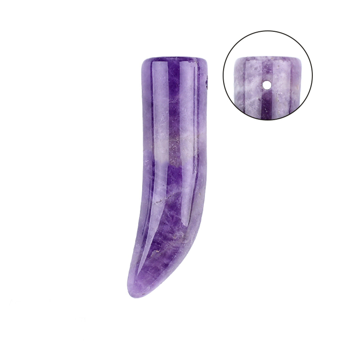 Ox-Horn & Pepper Gemstone Pendant  for Jewelry Making #SP2017