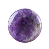 Natural Stone 40MM Disc Gemstone Worry Stone Thumb Palm Pocket Crystal Therapy Stress Relief