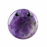 Natural Stone 40MM Disc Gemstone Worry Stone Elf Thumb Palm Pocket Crystal Therapy Stress Relief
