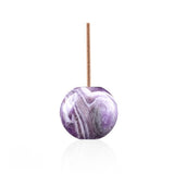25MM Dalmation Jasper Sphere Incense Stick Holder for Meditation, Yoga, Office & Home Decor
