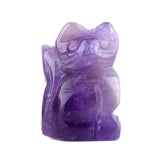 1" Gemstone Cat Figurine - Hand-Carved Healing Crystal