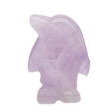 1" Gemstone Penguin Figurine - Hand-Carved Healing Crystal