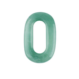 Hollow O-Shape Gemstone Pendant 25×40mm for Making Jewelry