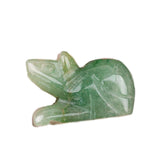 1.0Inch Hand Carved mouse Gemstone Figurine Ornament for Home Office Desk Decor #SP1878