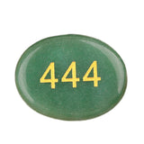 Worry Healing Palm Stones for Meditation Prayer Home Decor with ( Number )-35x45MM #SP1904G-W10
