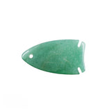 Fish Shape Gemstone Pendant for DIY Making Jewelry #SP2016 -22x40mm Natural Stone Charms  12 Varieties Available