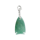 Gemstone Fish Pendant Charms Tag for Bag Keychain 22x40MM #SP2016S-BT