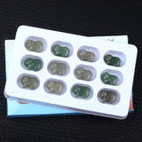 1.0Inch Handmade Carved Gemstone Pig Ornament 12PCS IN Box for Home Office Desk Decor  #SP2305-12PA