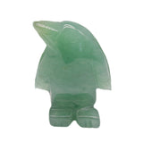 1" Gemstone Penguin Figurine - Hand-Carved Healing Crystal