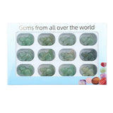 1.0 Inch Hand Carved Squirrel Gemstone Figurine Ornament 12PCS In Box for Home Office Desk Decor #SP2322-12PA